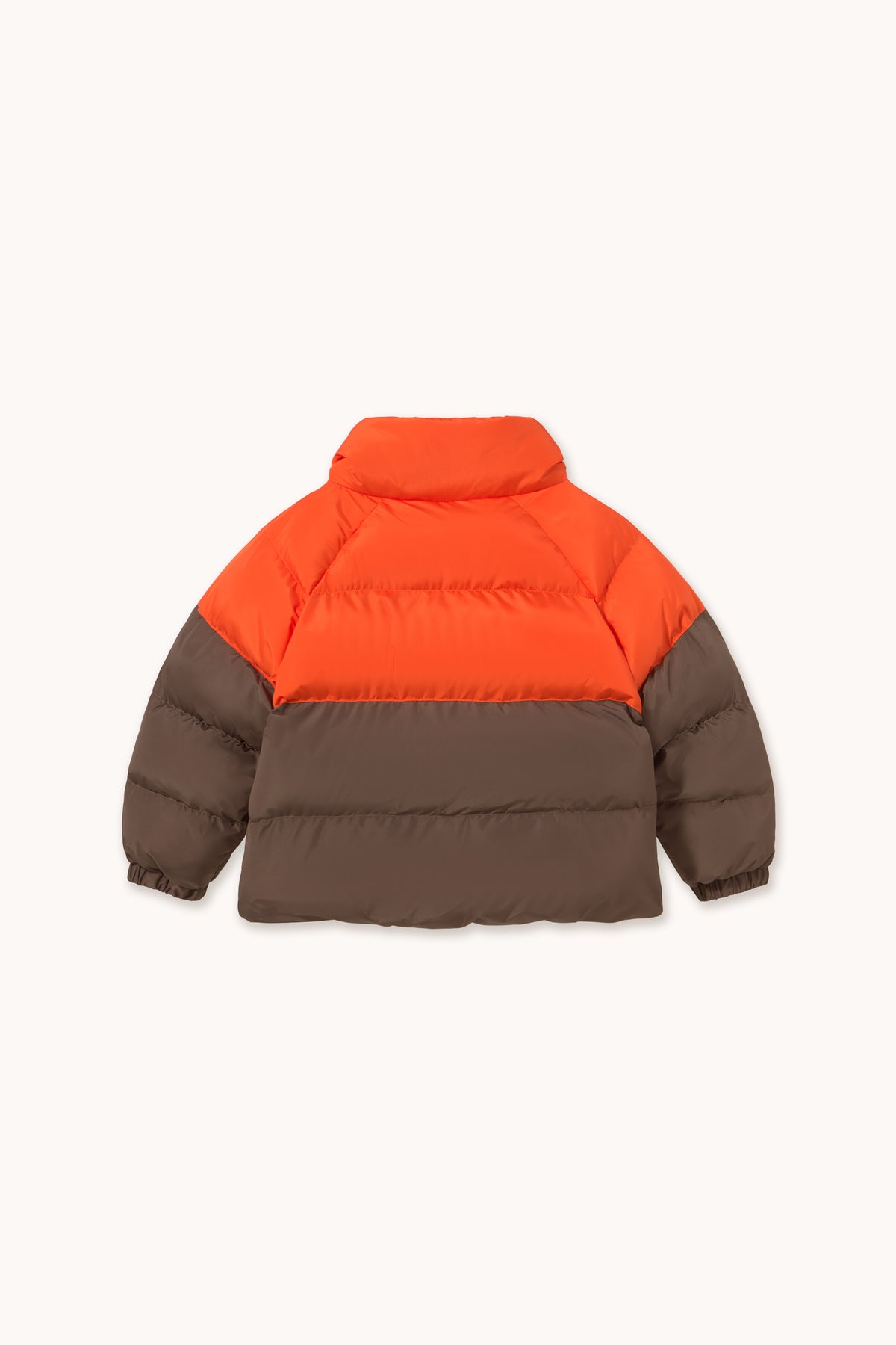 Color Block Short Padded Jacket