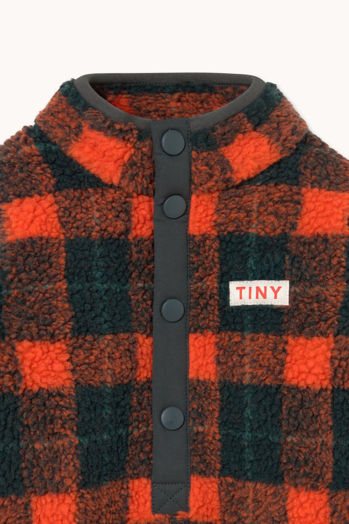 Red Check Sherpa One-Piece