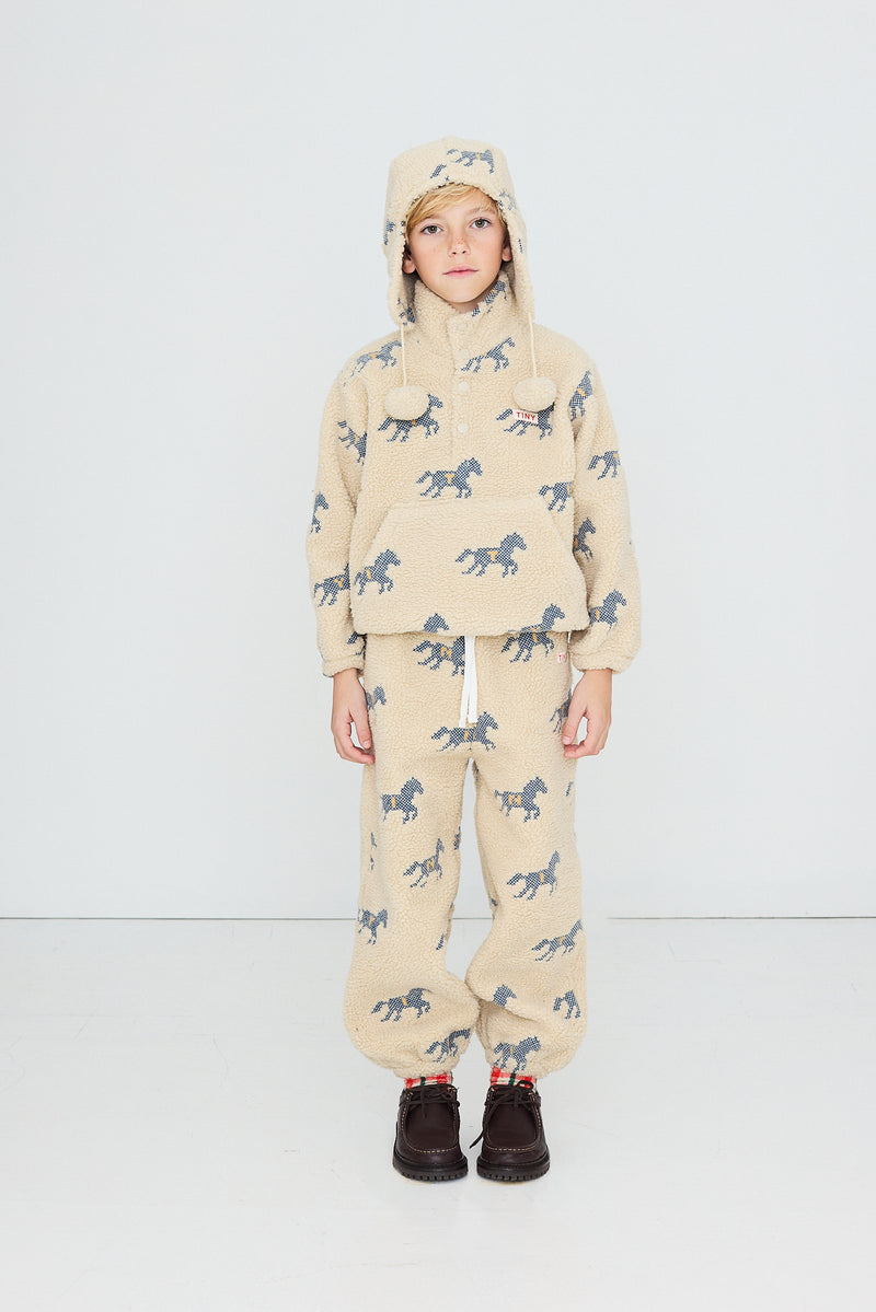 Pantalon de survêtement Sherpa à motifs de chevaux
