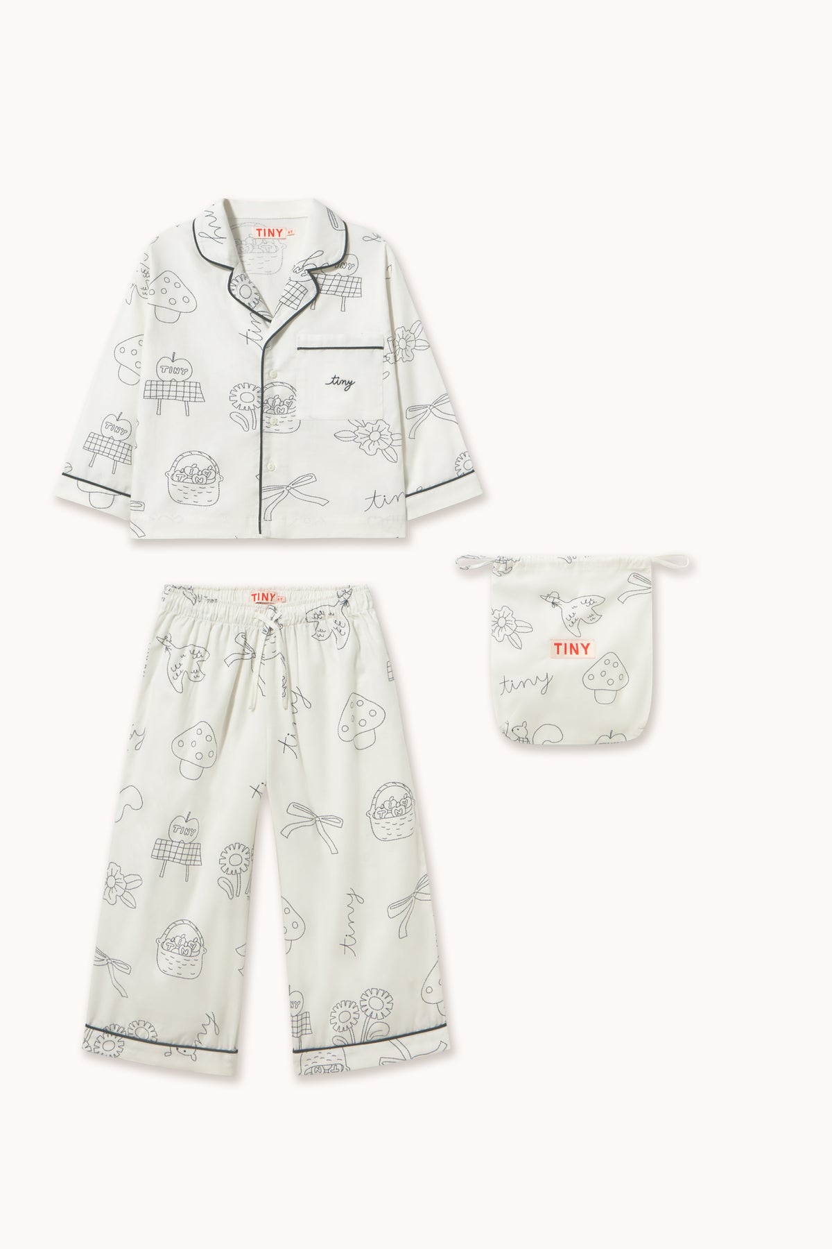 Juego de manzanas pequeñas OFF WHITE