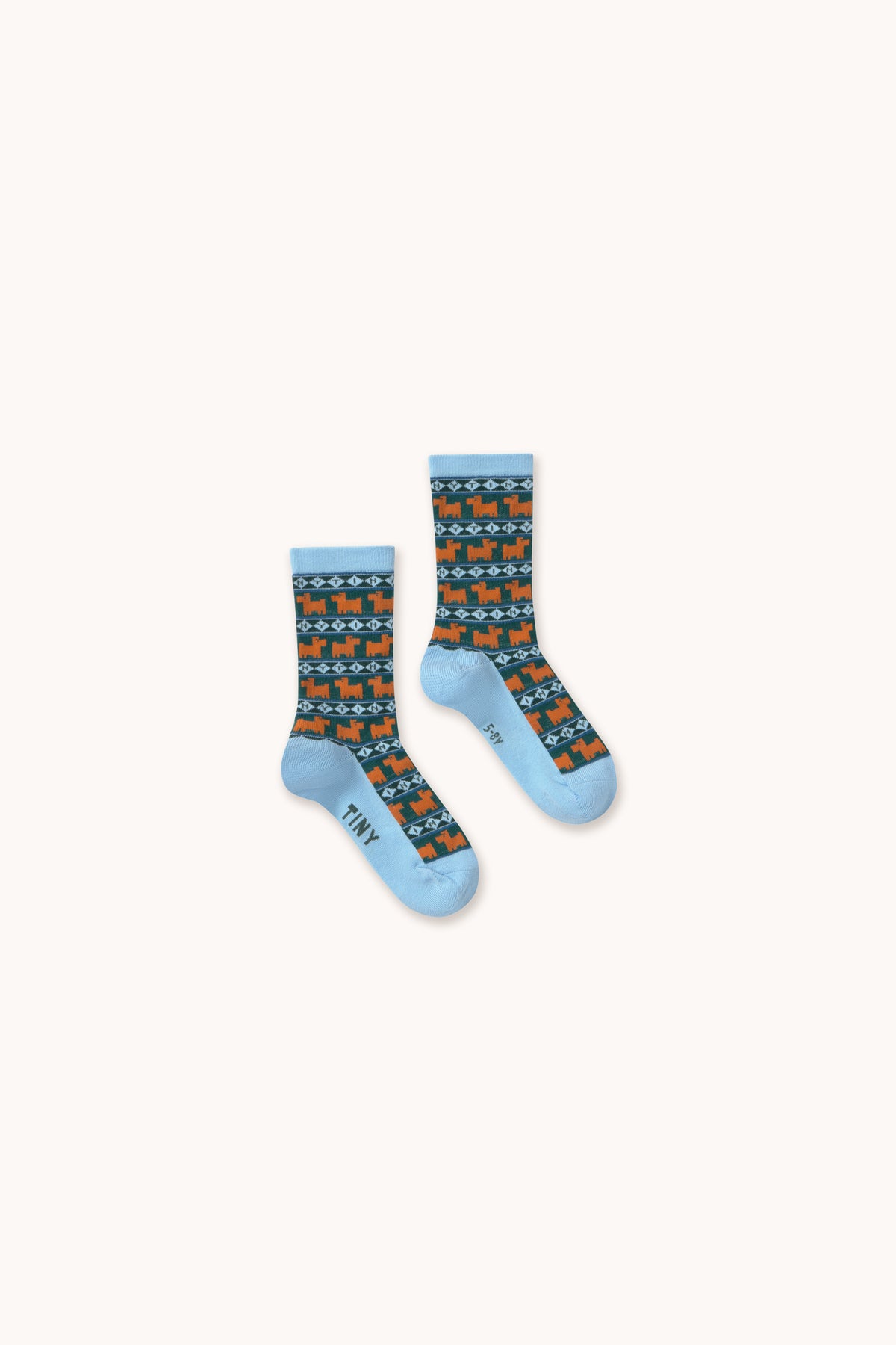 Chaussettes moyennes pour petits chiens DENIM BLUE