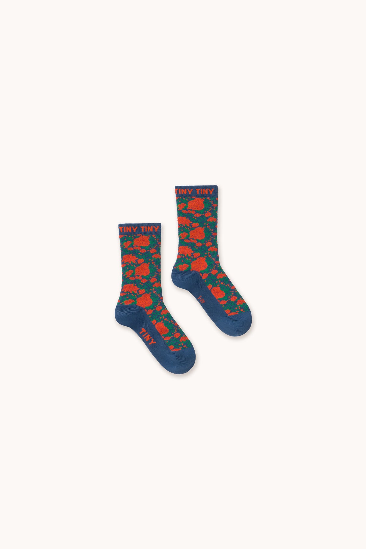 Calzini Roses Medium LIGHT NAVY