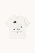 Maglietta con grafica "Scarpe da ballo" OFF WHITE