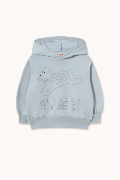 Sudadera con capucha estampada de Jump Dog WASHED BLUE