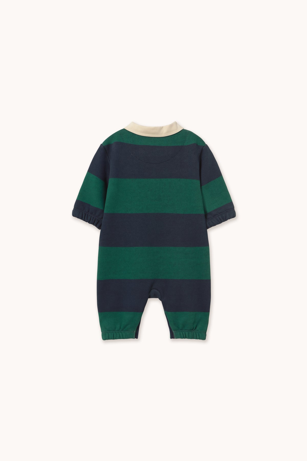 Navy Stripes Polo One-Piece DARK GREEN