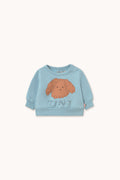 Felpa per neonati con grafica di cane riccio DENIM BLUE