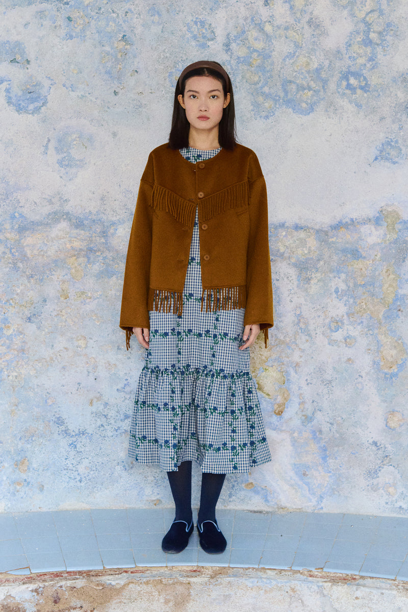 Woman Frills Short Coat