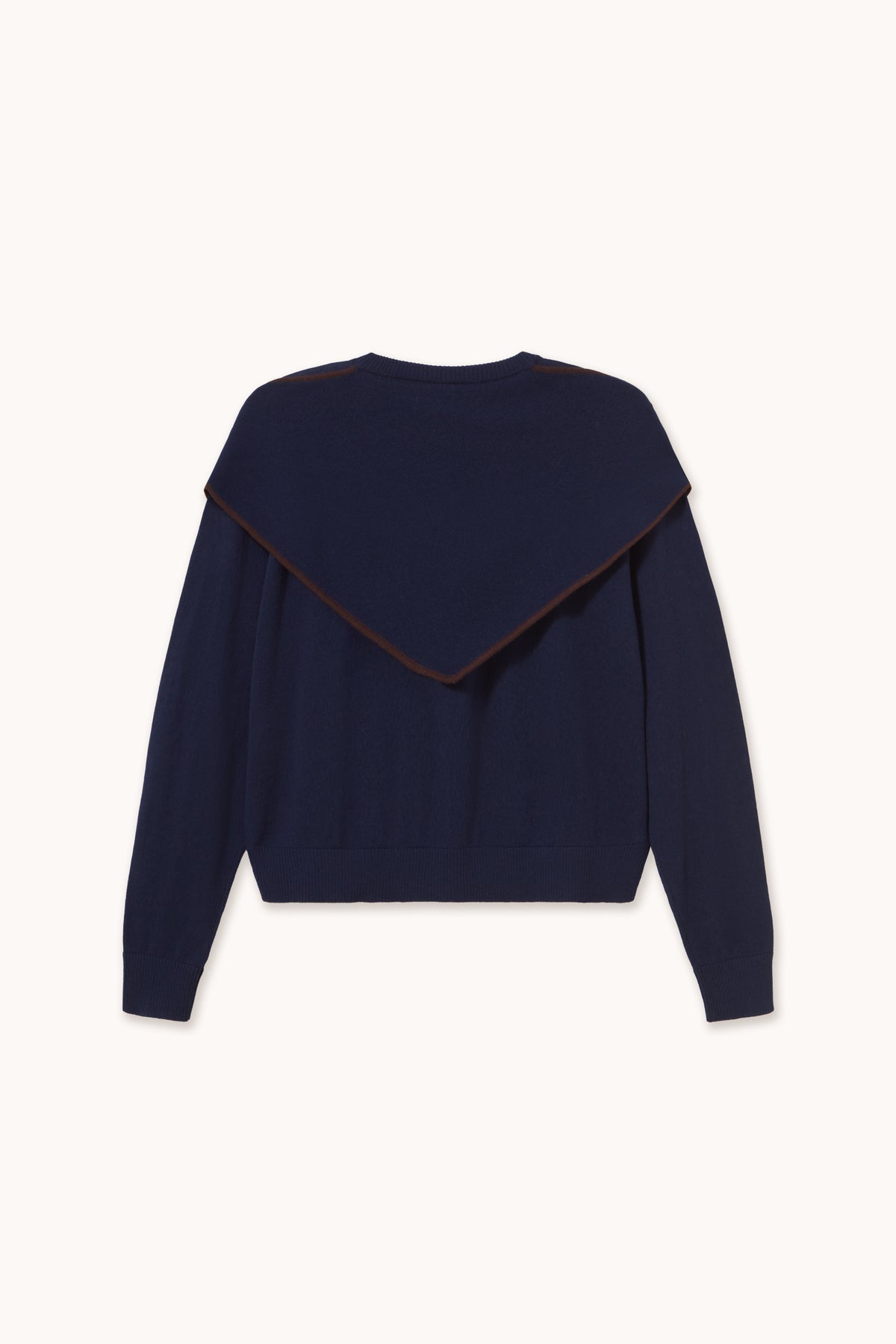 Gilet Lara pour femme, écharpe au col, col rond.
