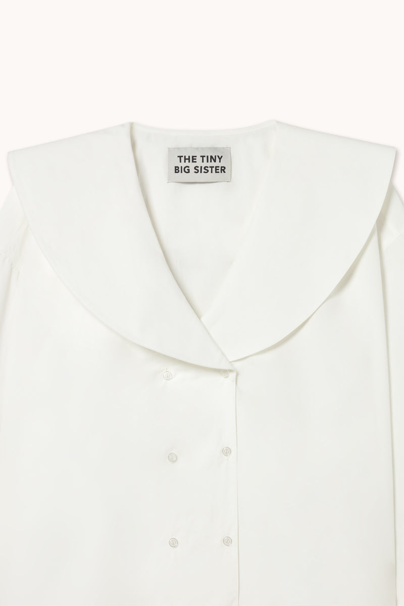 Chemise à double boutonnage pour femme