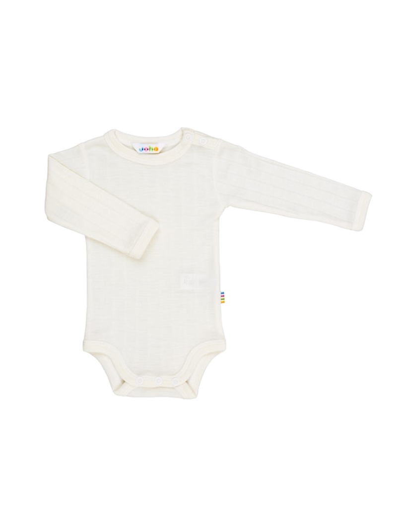 Body niemowlęce z wełny merino z jedwabiem