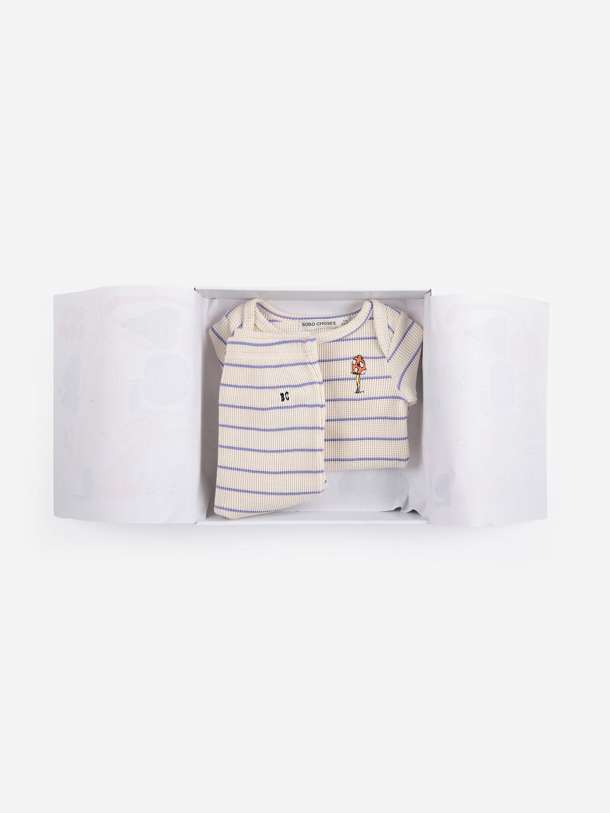 Mush Monster stripes gift set