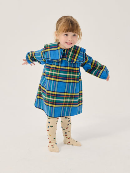 Robe bébé à carreaux