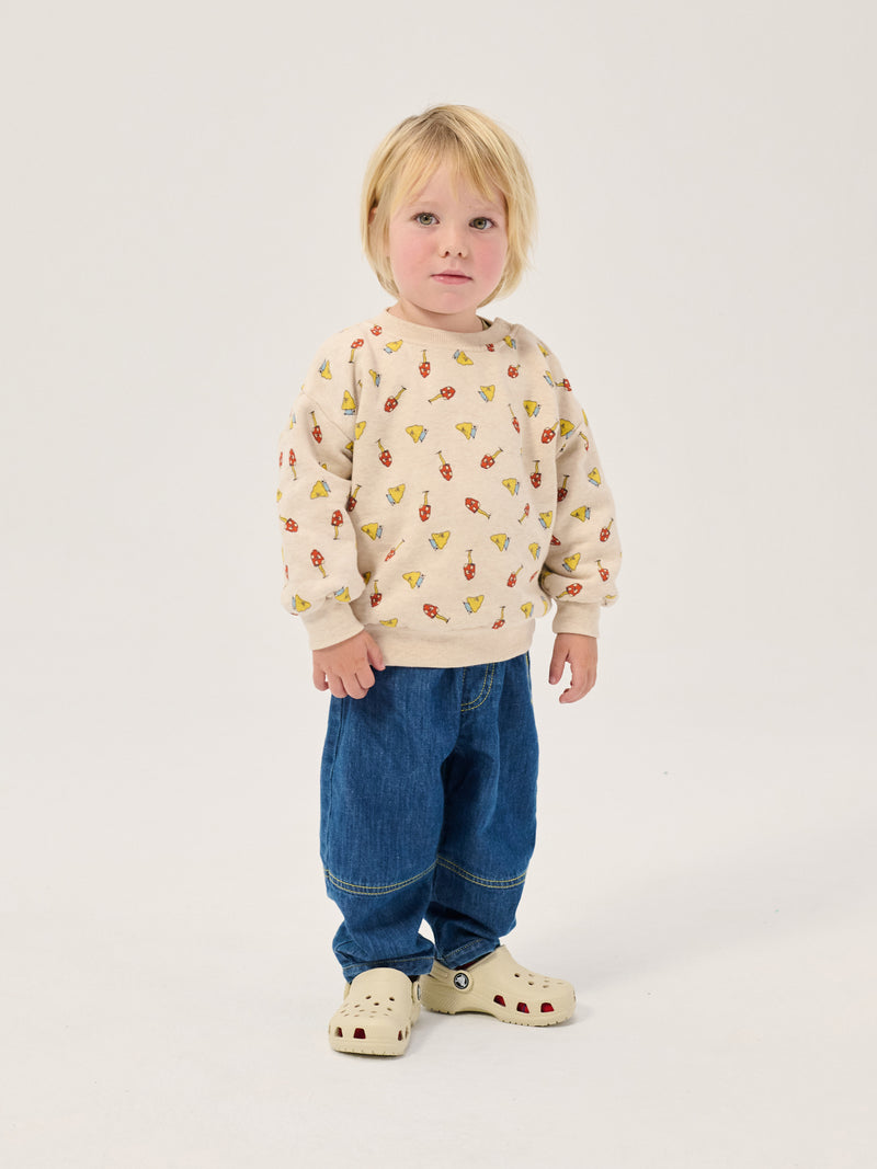 Mush Monster Duo all over sweatshirt