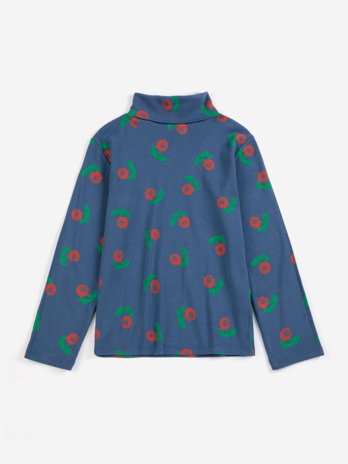 Stamp Bloom all over turtle neck T_shirt
