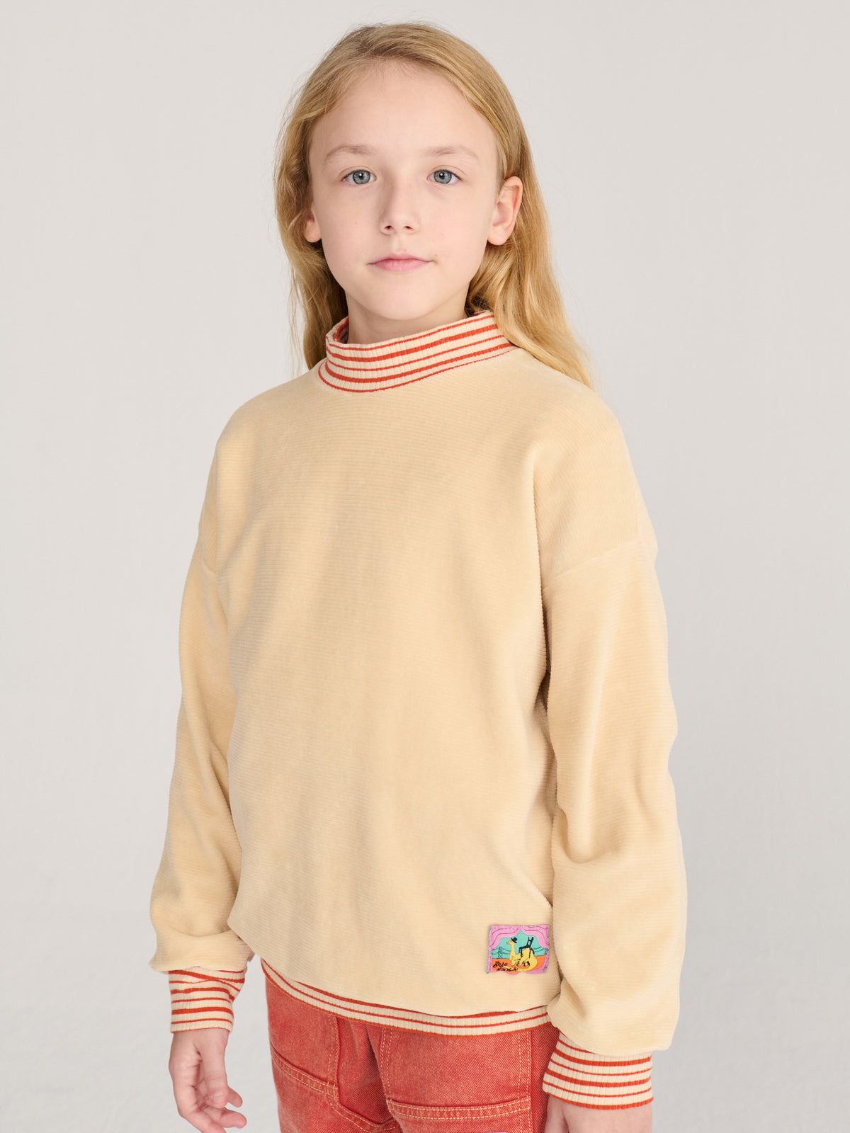 Taxi Saurus Tag Samt-Sweatshirt