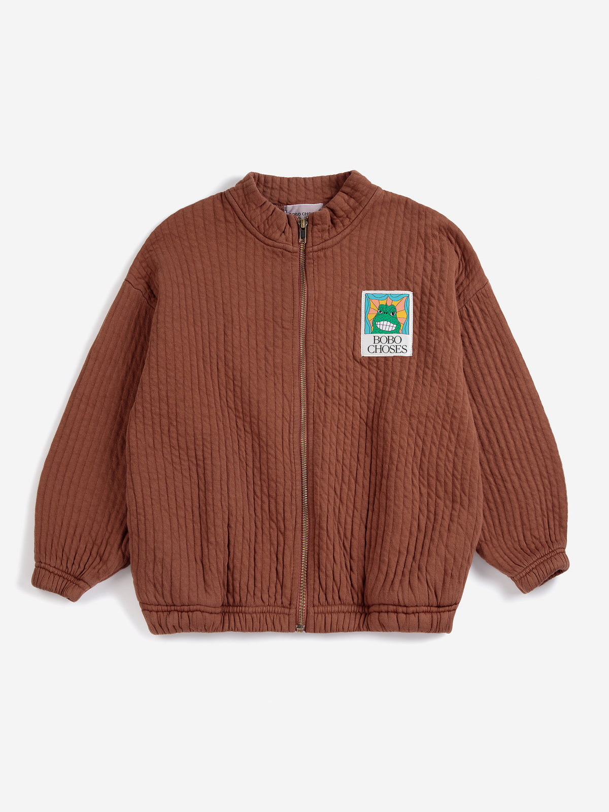 Beast Tag gestepptes Sweatshirt mit Reißverschluss
