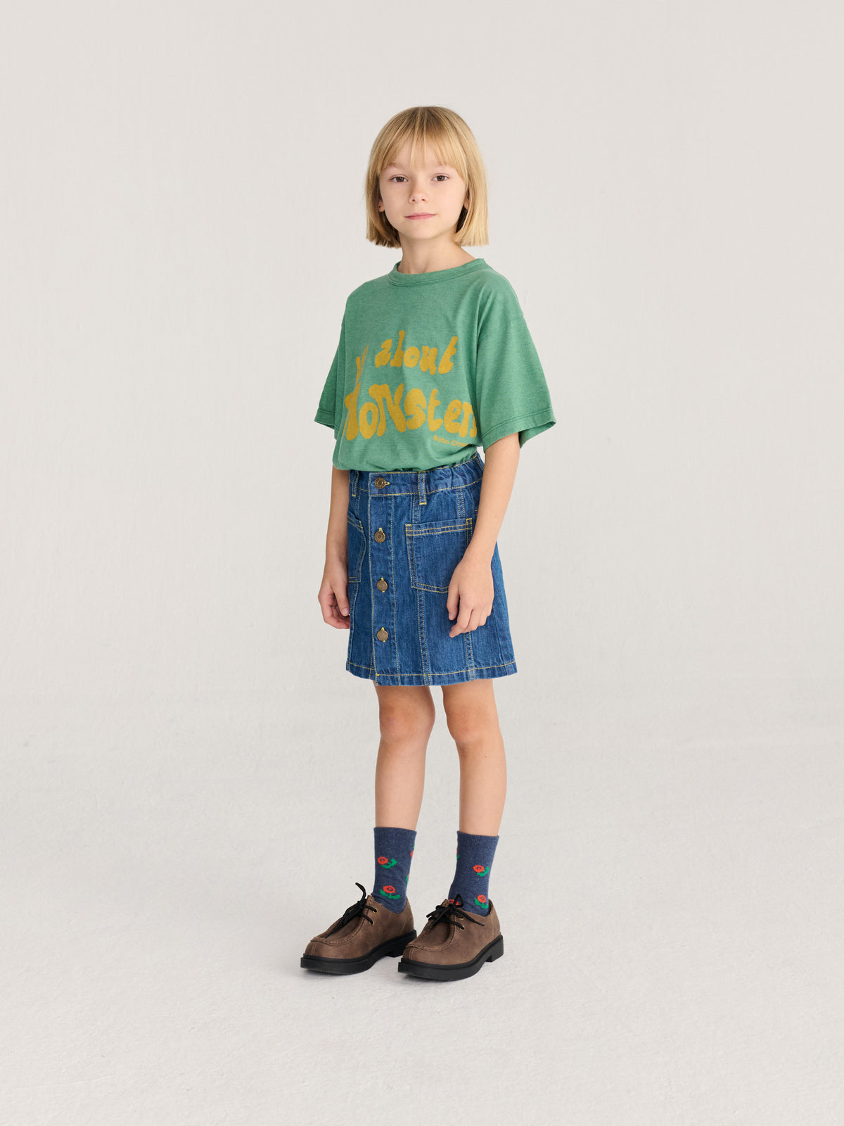 Booo bo sceglie la gonna di jeans Tag