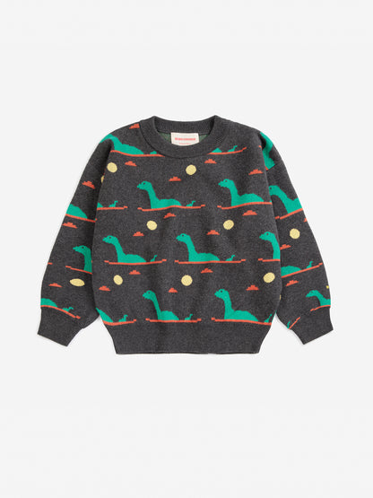 Lake Monster All Over Cotton Sweater