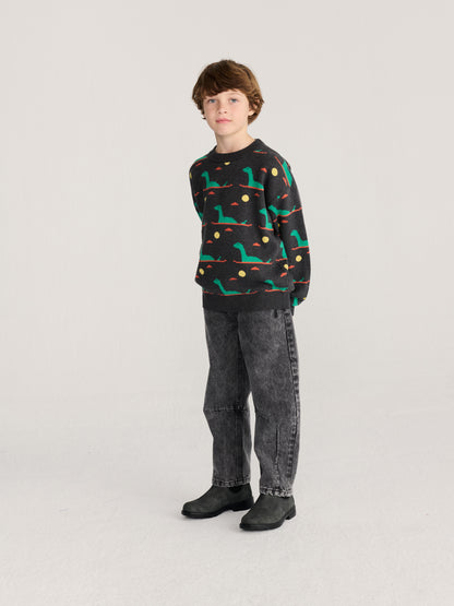 Lake Monster All Over Cotton Sweater
