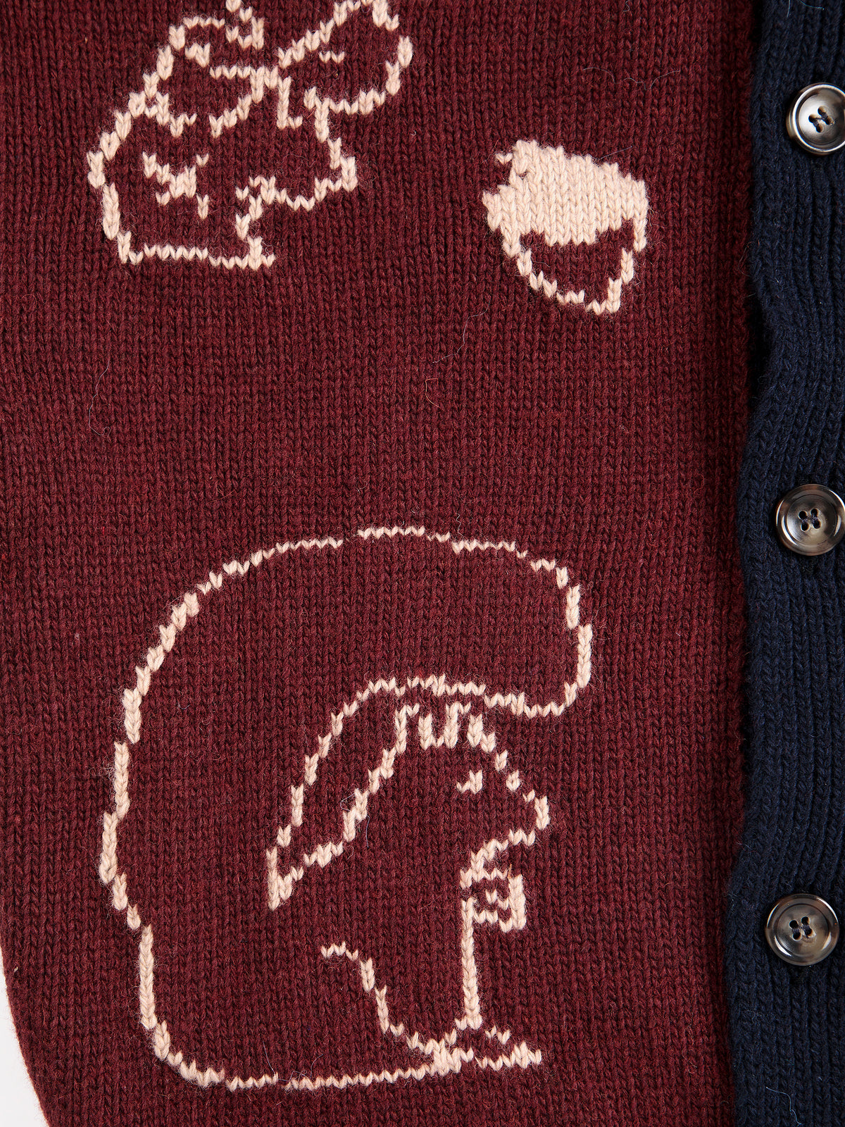 Sweter Forest Scene cardigan