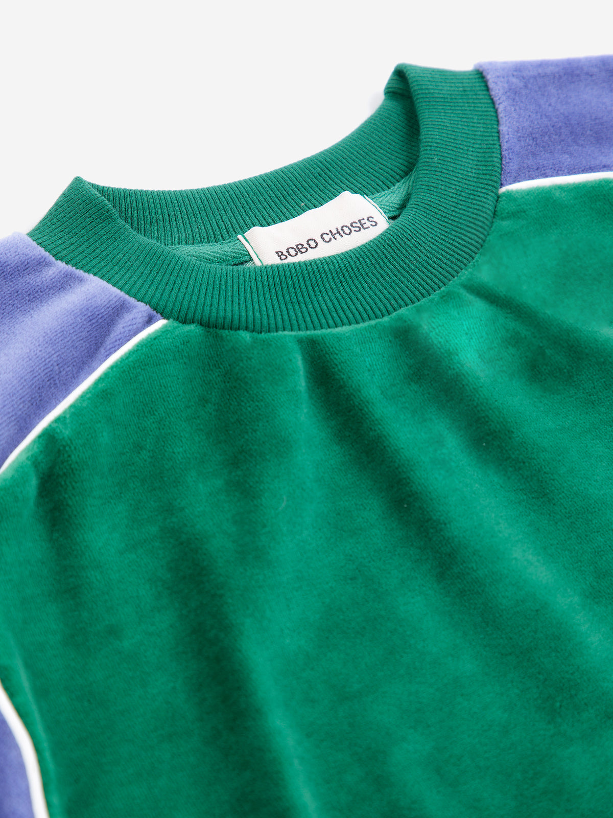 Sweatshirt aus Frottee mit Farbblockmuster