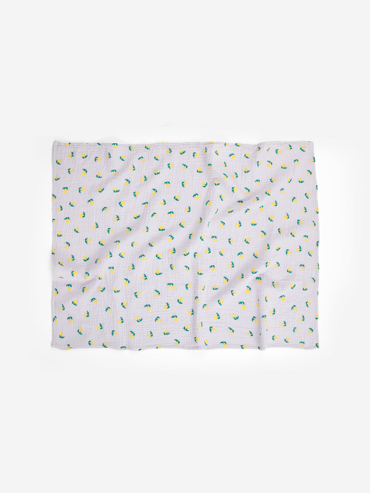 Stamp Bloom all over muslin cloth