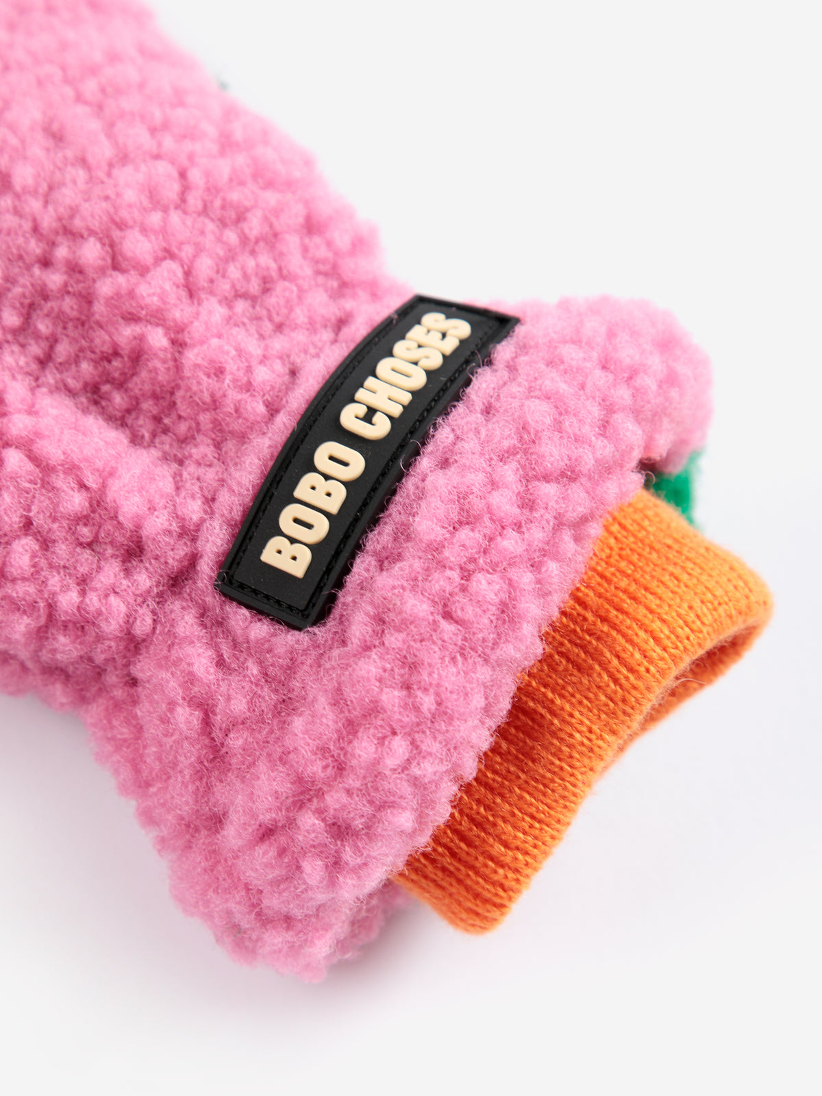 Rękawiczki Color Block Sheepskin Mittens
