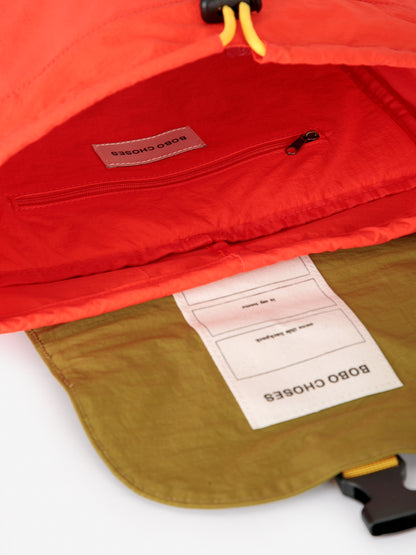 Beast Tag Rucksack mit Farbblockmuster