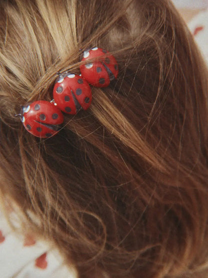 Ladybug Hair Clip Konges Slojd BEBE Concept 