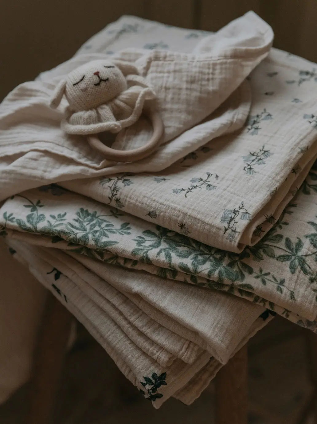Zestaw dużych pieluszek muślinowych Bluebell Garbo &amp; Friends BEBE Concept 