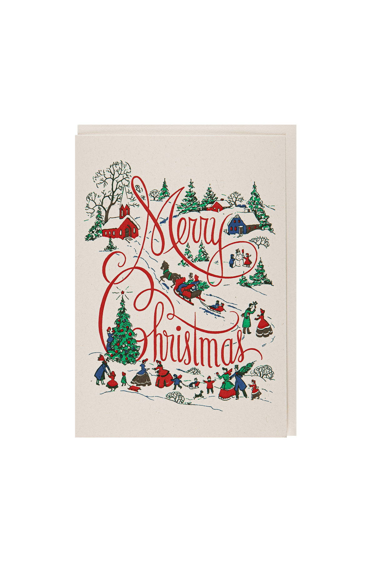 Decorative greetings card with envelope