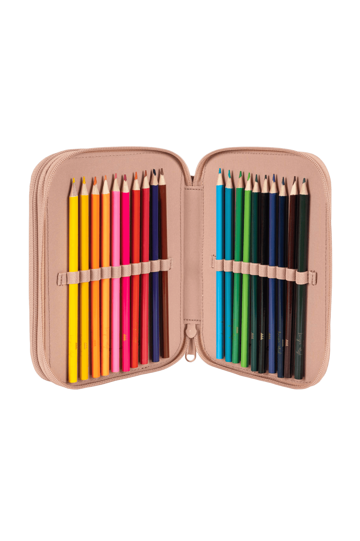 Trousse scolaire Clover avec accessoires MAHOGANY ROSE