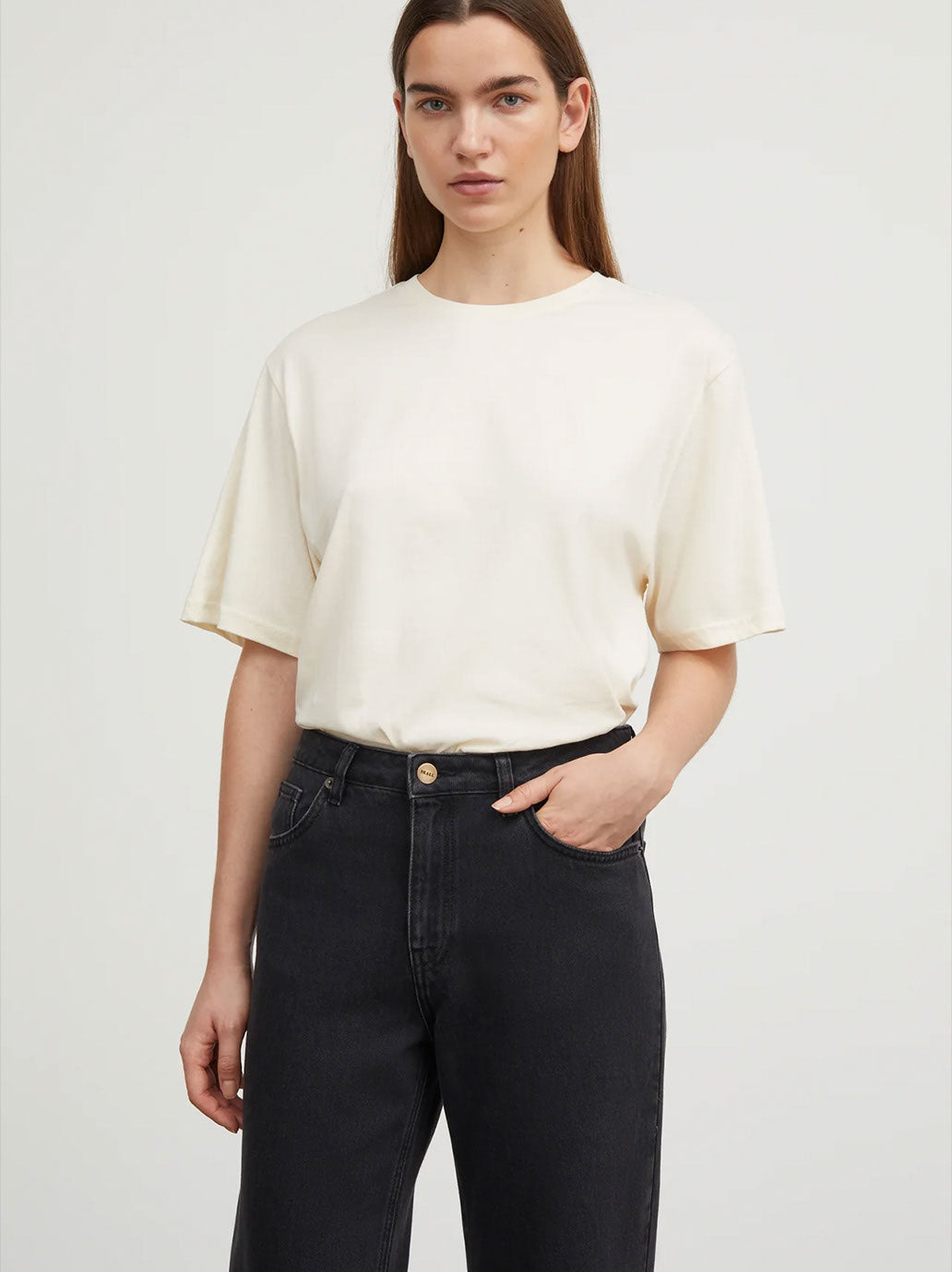 Andy Oversize Tee LIGHT CREAM