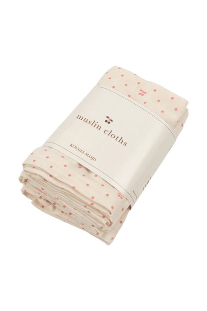 3-pak pieluszek muślinowych CHERRY DOT