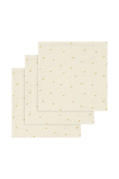 Muslin Cloth Set LEMON DOT