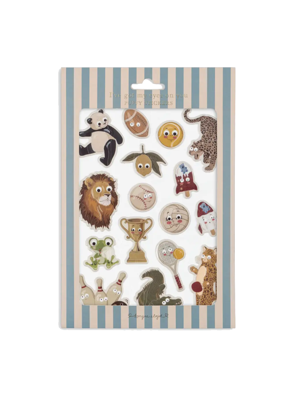 Zestaw naklejek Puffy Stickers Konges Slojd BEBE Concept 