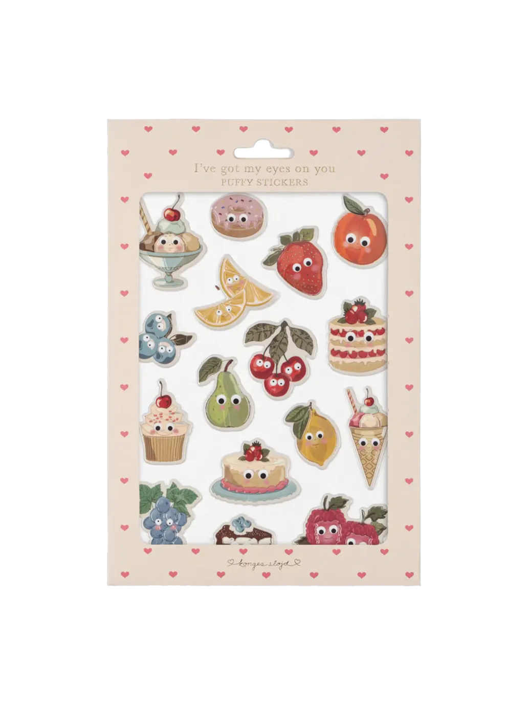 Zestaw naklejek Puffy Stickers Konges Slojd BEBE Concept 