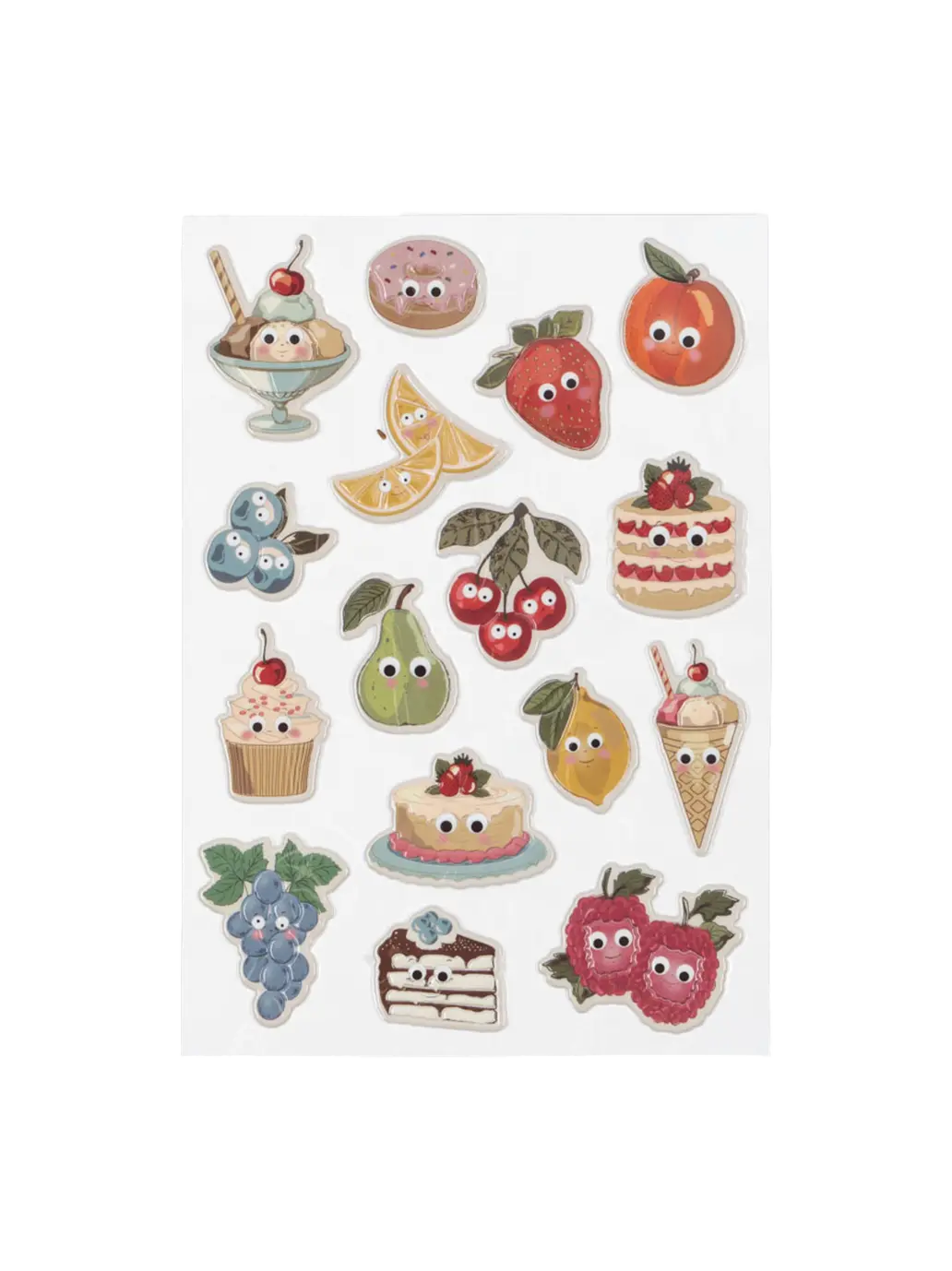 Zestaw naklejek Puffy Stickers Konges Slojd BEBE Concept 
