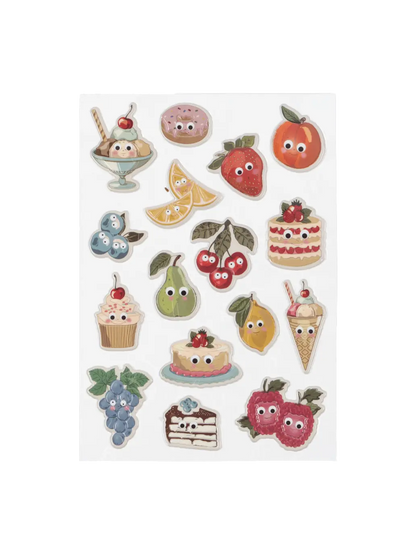 Zestaw naklejek Puffy Stickers Konges Slojd BEBE Concept 