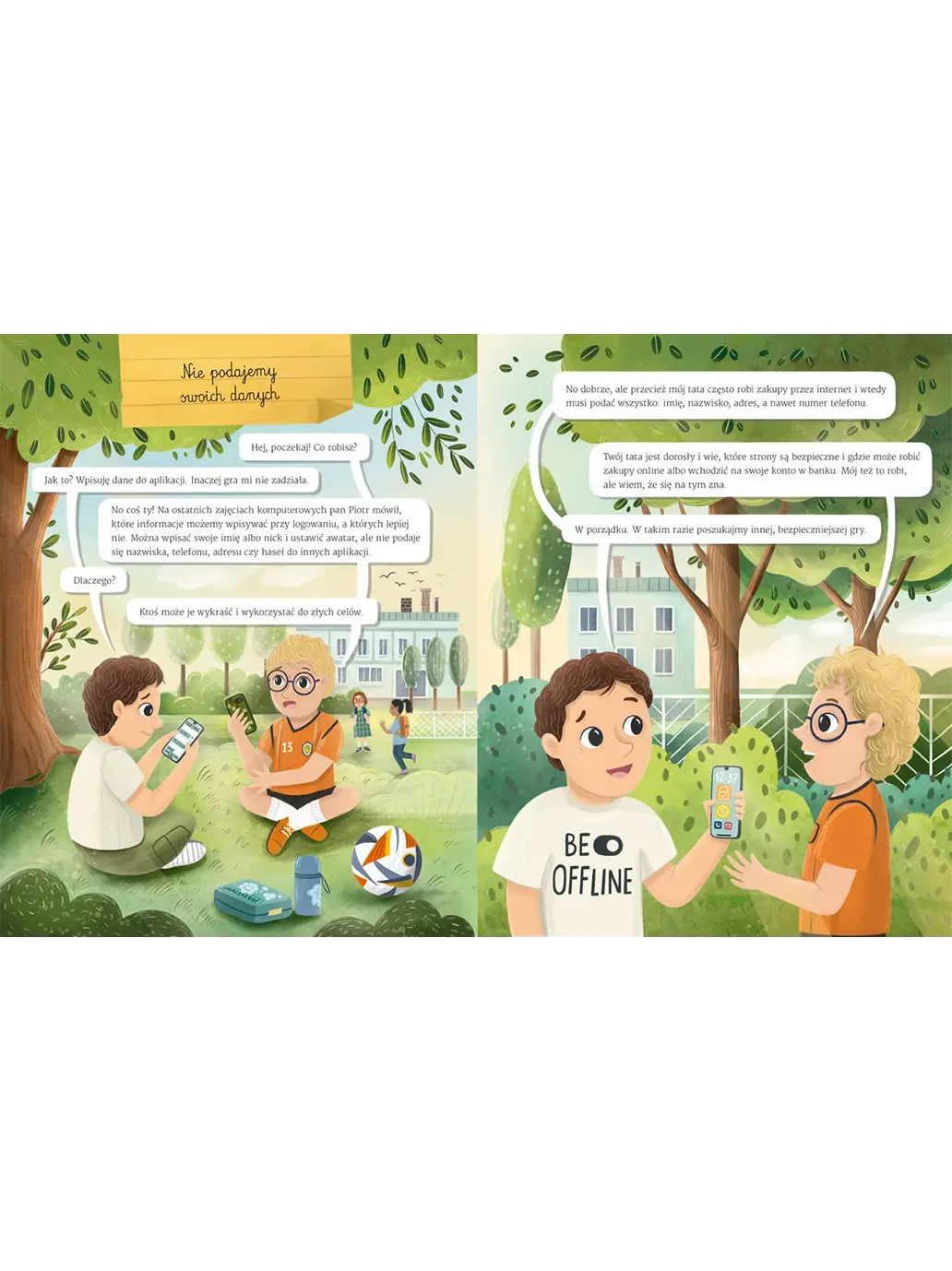 Szkoła i ja. Jesteśmy bezpieczni w sieci Wydawnictwo Nasza Ksiegarnia BEBE Concept 