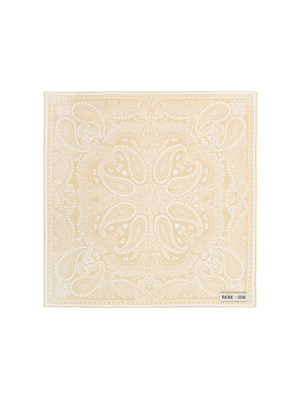 Mini bandana color burro beige BUTTER BEIGE