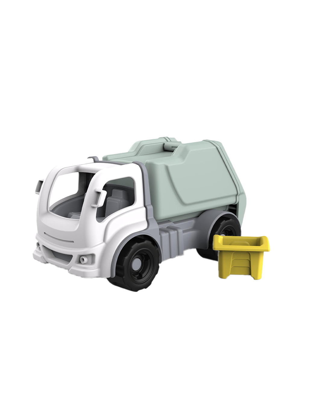 Auto ciężarowe śmieciarka z koszem