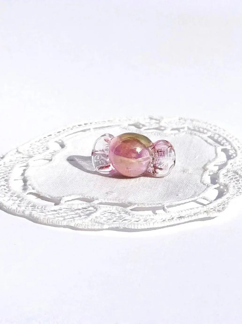 Big Candy Glass Ring Vivian Alarcon BEBE Concept 