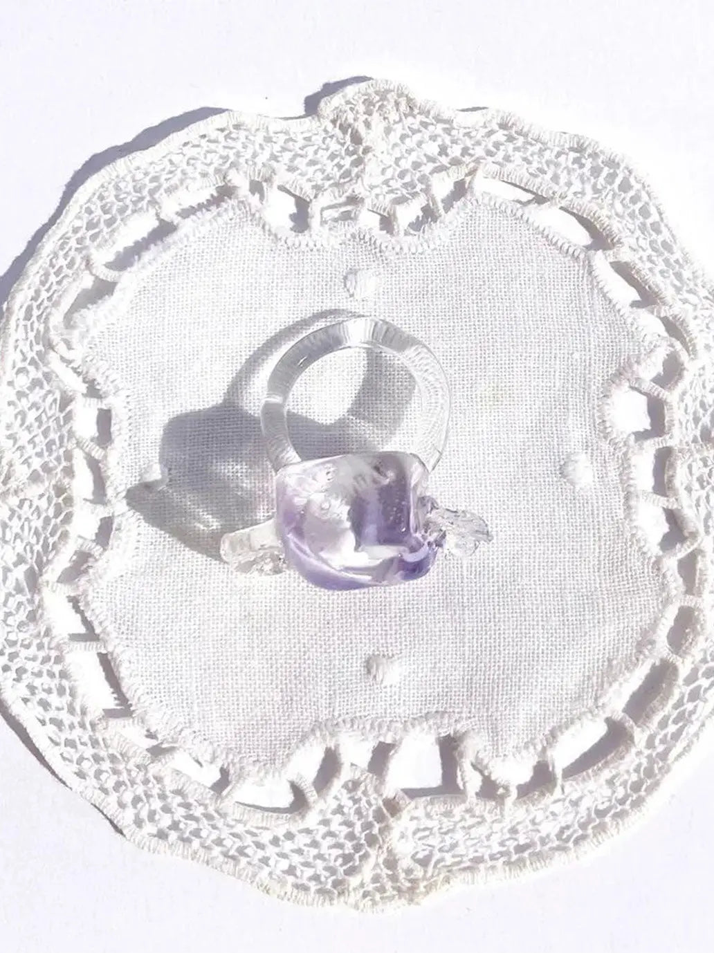 Big Candy Glass Ring Vivian Alarcon BEBE Concept 