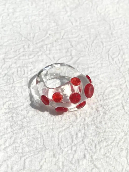 Confetti Glass Ring Vivian Alarcon BEBE Concept 