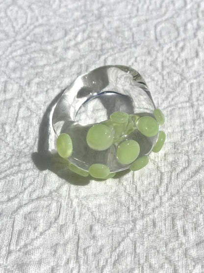 Confetti Glass Ring Vivian Alarcon BEBE Concept 