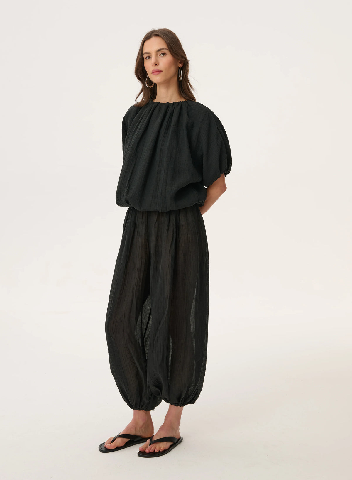 Pantaloni a palloncino BLACK