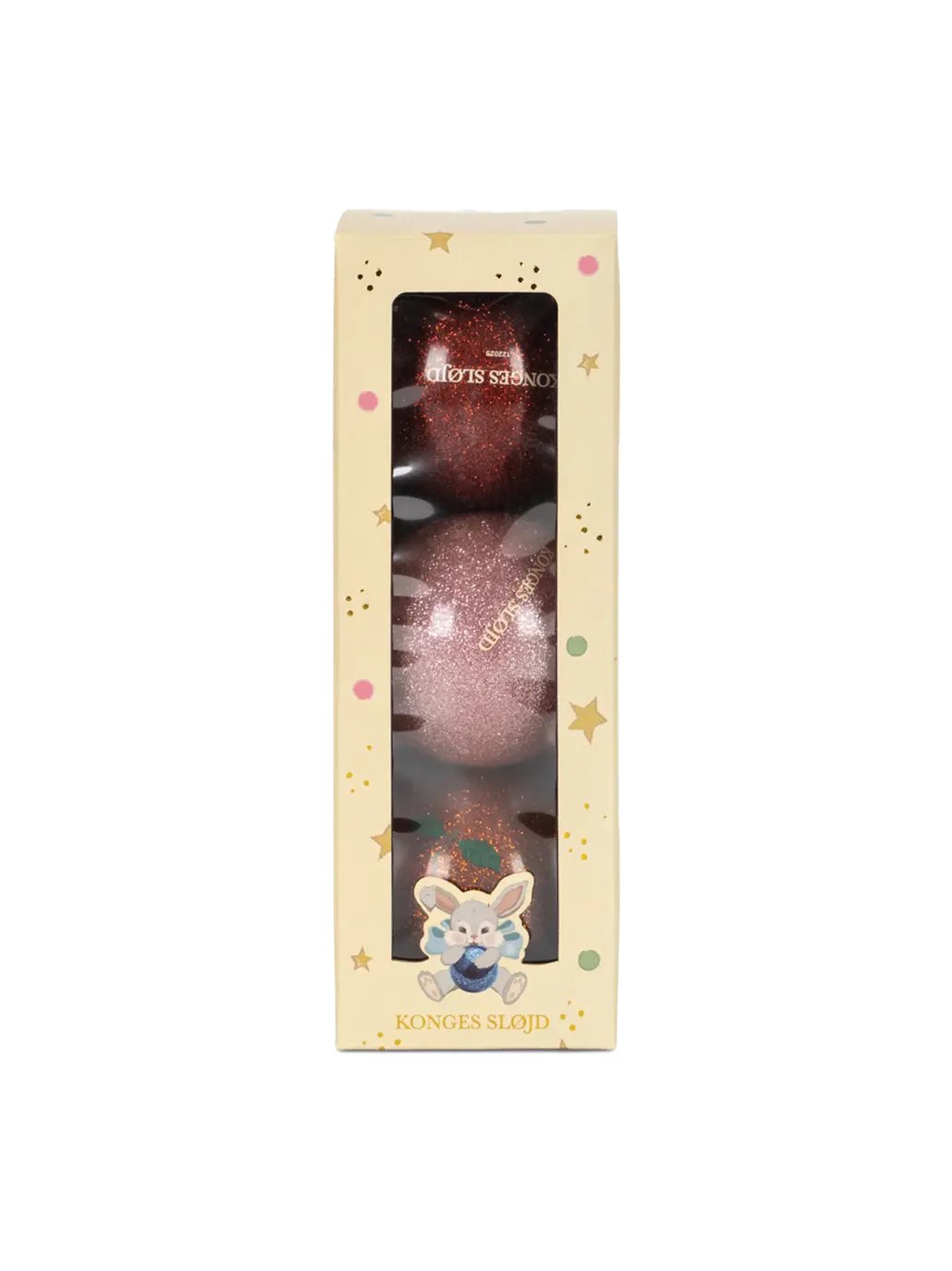 Zestaw brokatowych piłek Konges Slojd BEBE Concept 