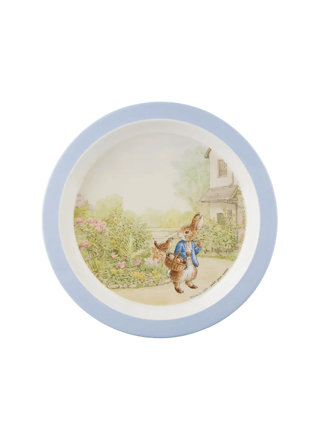Talerz dziecięcy z melaminy Peter Rabbit Maison Petit Jour BEBE Concept 