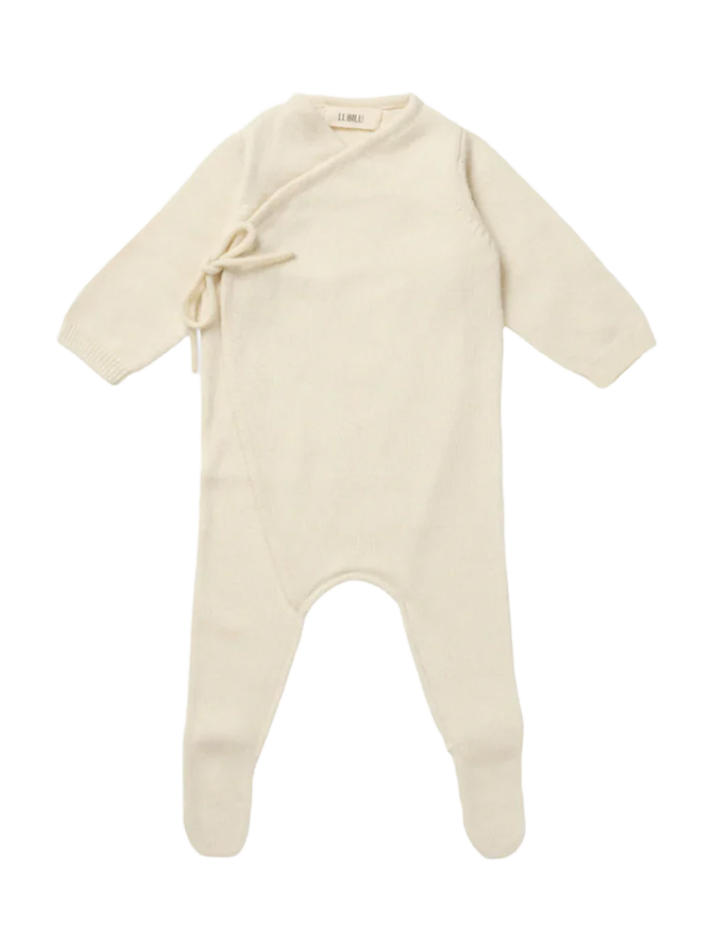 Baby-Strampler aus Kaschmir CREAM